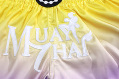 Fluory Muay Thai Muay Thai Shorts Fluory Fade Muay Thai Shorts Yellow