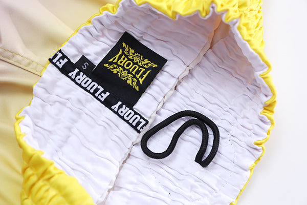 Fluory Muay Thai Muay Thai Shorts Fluory Fade Muay Thai Shorts Yellow