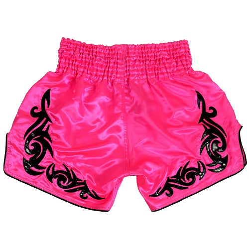 Fluory Muay Thai Muay Thai Shorts Fluory Neon Retro Muay Thai Shorts Pink