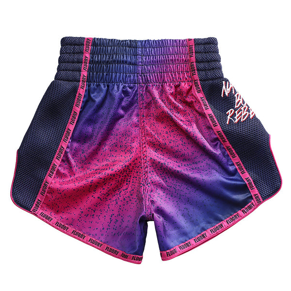 Fluory Muay Thai Muay Thai Shorts Fluory Rebellion Muay Thai Shorts Purple