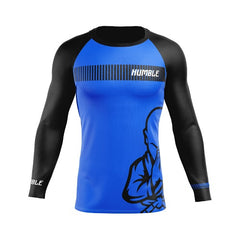 Humble Fightwear Longsleeve Rash Guard XS / Blue Humble Long Sleeve Ranked Rash Guards