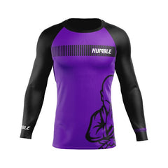 Humble Fightwear Longsleeve Rash Guard XS / Purple Humble Long Sleeve Ranked Rash Guards