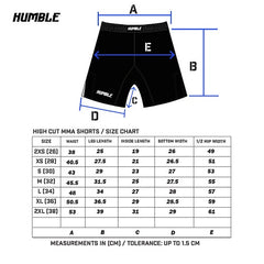 Humble Fightwear MMA Shorts Humble Honour MMA Shorts