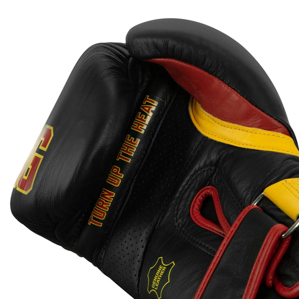 Kronk Boxing Gloves KRONK Boxing Gym Leather Boxing Gloves - Black