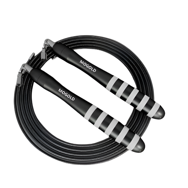 Mogold Jump Ropes Black Mogold Professional Weight Adjusted Speed Skipping Rope