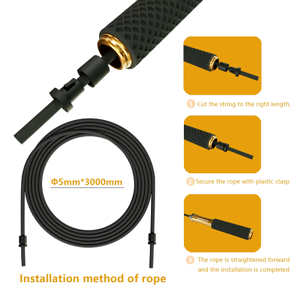 Mogold Jump Ropes Mogold Adjustable Speed Rope