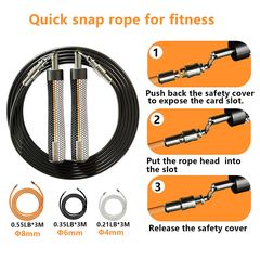 Mogold Jump Ropes Mogold Quick Release Jump Rope Set