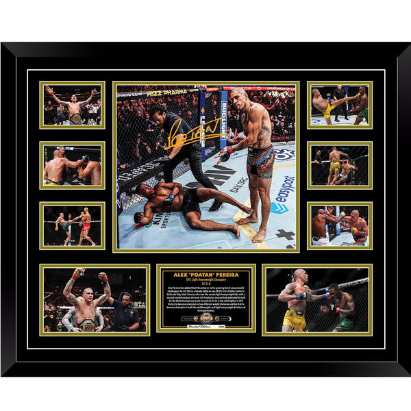 Not specified Memorabilia Alex Pereira UFC KO Signed Photo Frame Limited Edition