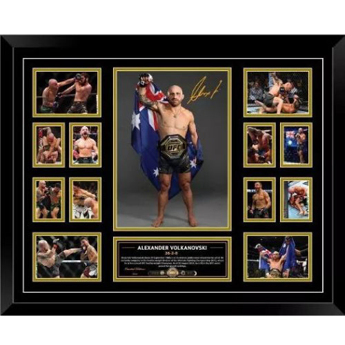 Alex Volkanovski UFC Signed Photo Frame Limited Edition