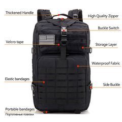 Pitbull Gear Bags Pitbull Tactical Backpack 30/50L