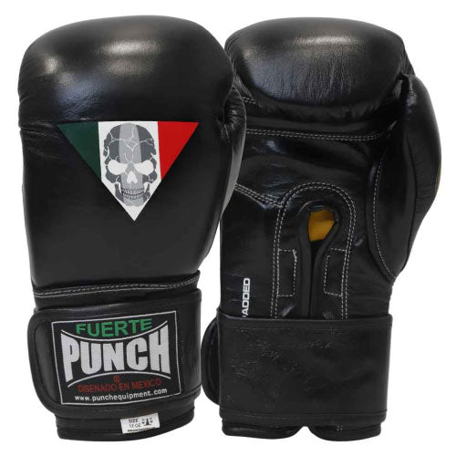 Punch Boxing Gloves Black / 12oz Punch Mexican Lucky 13 Boxing Gloves