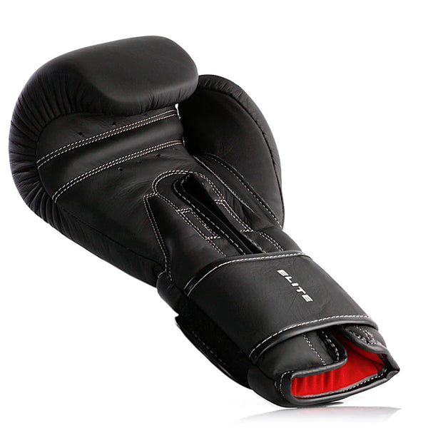 Punch Boxing Gloves Punch Mexican Fuerte Elite Boxing Gloves - Black