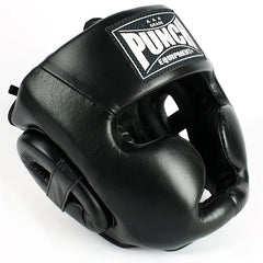 Punch Head Guards M / Black Punch Trophy Getters Full Face Boxing Headgear