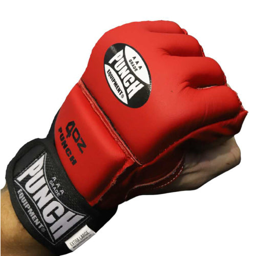 Punch MMA Gloves M / Red Punch AAA Cagecutters 4oz MMA Gloves