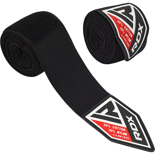 RDX General Black RDX Boxing Hand Wraps