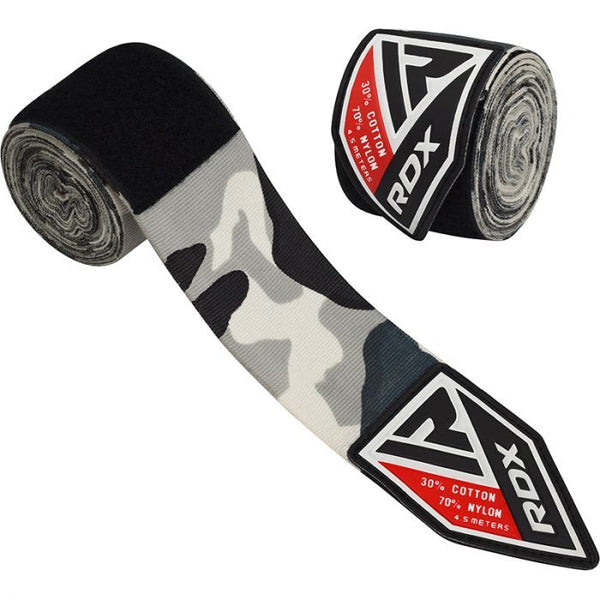 RDX General Grey Camo RDX Boxing Hand Wraps