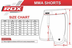 RDX MMA Shorts RDX T15 MMA Fight Shorts