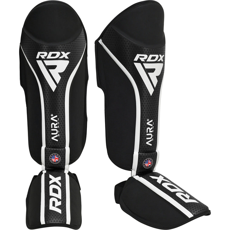 RDX T17 Aura Plus Black Shinguards