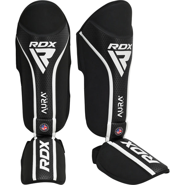 RDX Shin Guards RDX T17 Aura Plus Black Shinguards