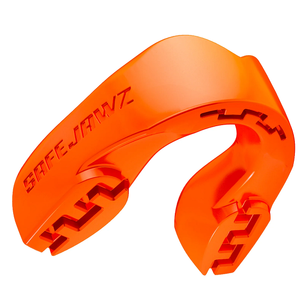 SafeJawz Mouth Guards Safejawz Intro Range Mouthguard Fluro Orange