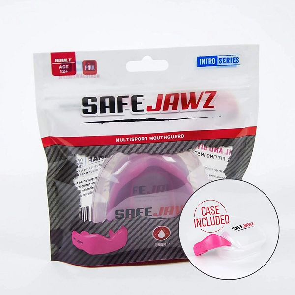 SafeJawz Mouth Guards Safejawz Intro Range Mouthguard Pink