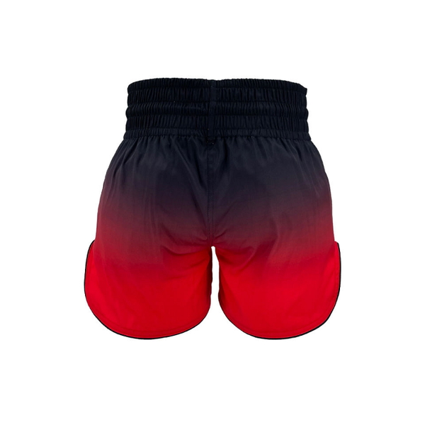 Savage Muay Thai Muay Thai Shorts Savage One Red Fade Muay Thai Shorts