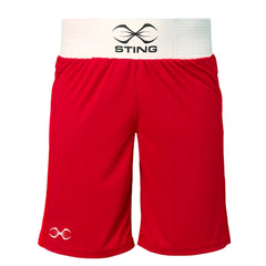 STING Boxing Shorts & Singlets AIBA Red / XS Sting Mettle Boxing Shorts 2.0