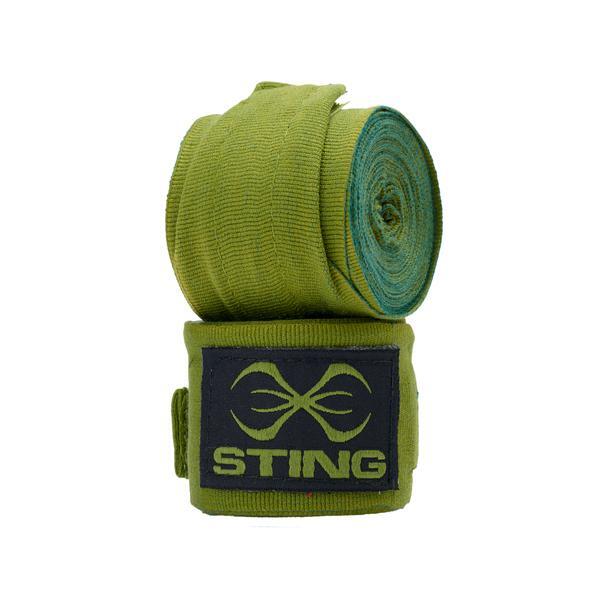 STING Hand Wraps & Accessories Khaki Sting Boxing 4.5M Elasticised Hand Wraps