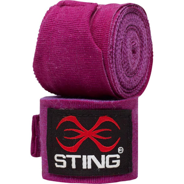 STING Hand Wraps & Accessories Purple Sting Boxing 4.5M Elasticised Hand Wraps