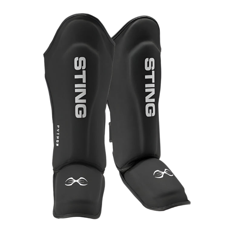 Sting Python MMA Shin & Foot Protector - Black