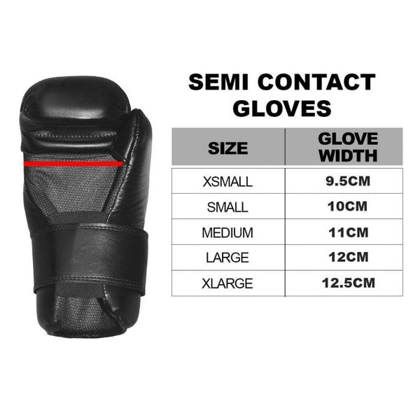 The Fight Factory Adidas Pro Semi Contact Gloves Karate Taekwondo Sparring Mitts