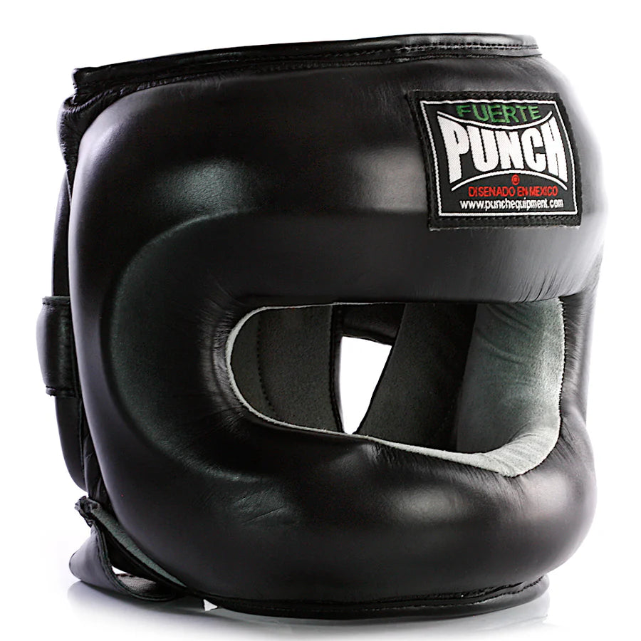 The Fight Factory Black Punch Ultra Nose Protector Boxing Headgear