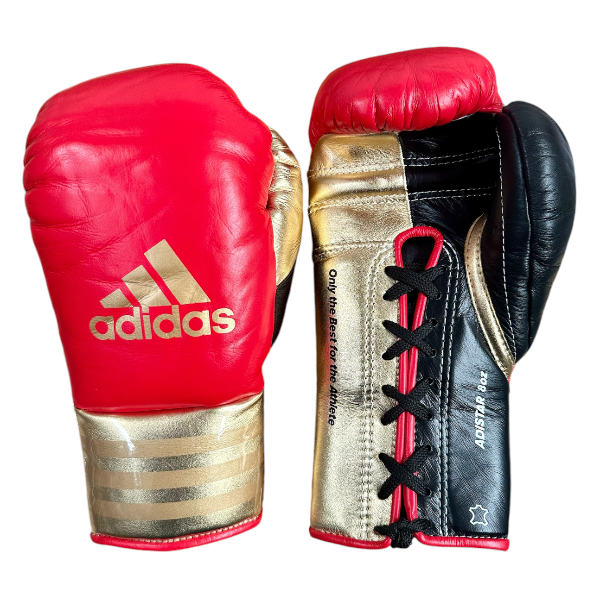 Adidas Speed 750 Adistar Fight Gloves Red/Gold/Black