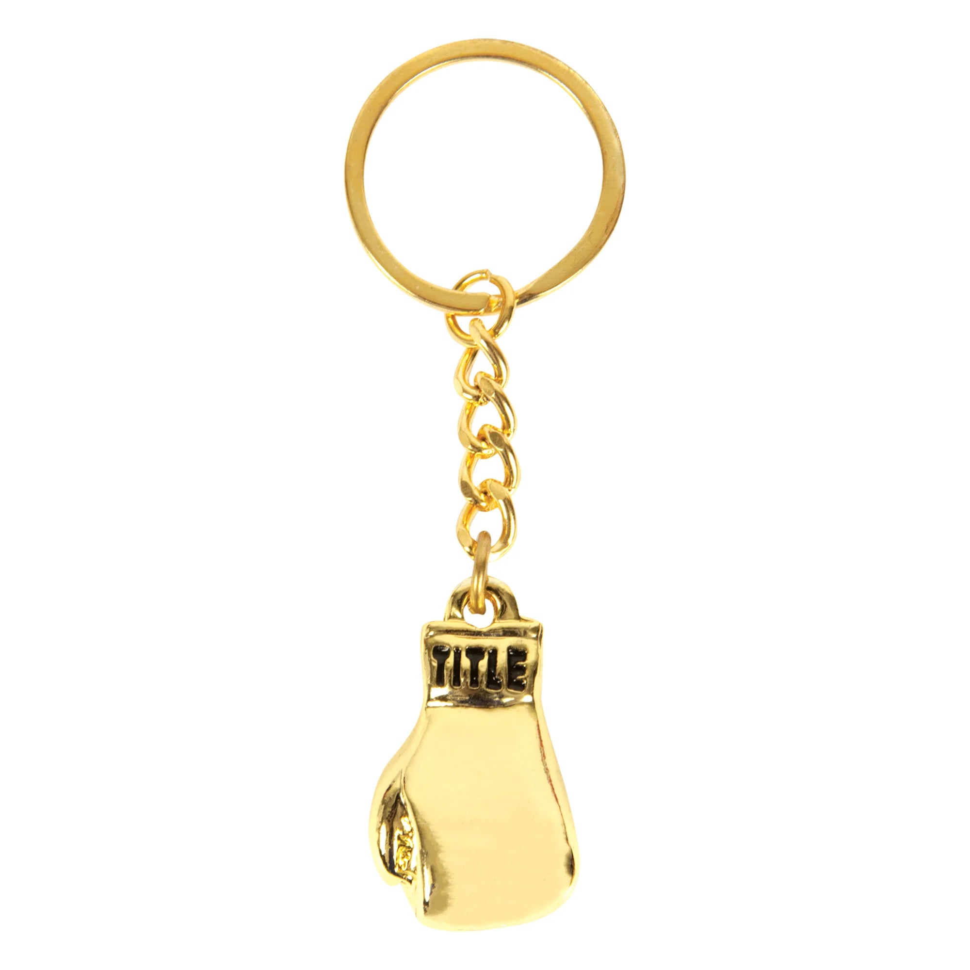 Title Boxing Glove Novelties TITLE Boxing Luxury Glove Keyring - Gold