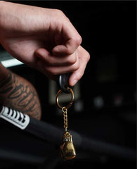 Title Boxing Glove Novelties TITLE Boxing Luxury Glove Keyring - Gold