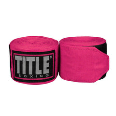 Title Boxing Hand Wraps & Accessories Pink Title Boxing Fight Back Semi-Elastic Hand Wraps 180"