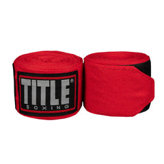 Title Boxing Hand Wraps & Accessories Red Title Boxing Fight Back Semi-Elastic Hand Wraps 180"