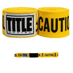 Title Boxing Hand Wraps & Accessories Title Boxing Caution Hand Wraps 180"