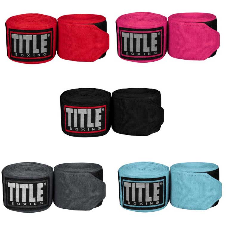 Title Boxing Fight Back Semi-Elastic Hand Wraps 180