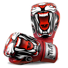 Tuff Boxing Gloves Red / 10oz TUFF Tiger Boxing Gloves