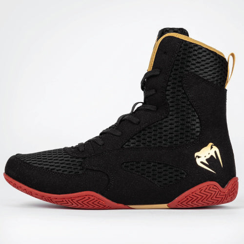 Venum Boxing Boots Venum Contender Boxing Shoes - Black/Gold/Red