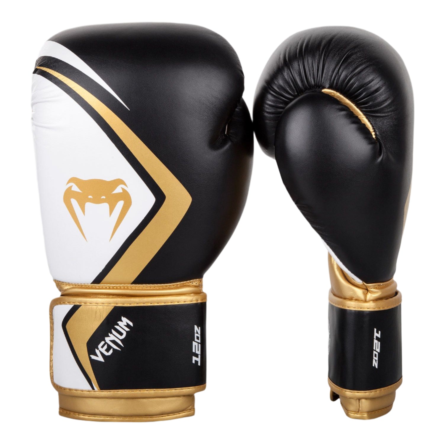 Venum Boxing Gloves Venum Boxing Gloves Contender 2.0 Black White Gold