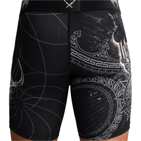 Venum MMA Shorts Venum Gladiator 5.0 MMA BJJ Vale Tudo Shorts - Black/Silver