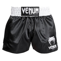 Venum Muay Thai Shorts Venum Classic Muay Thai Short Black/White/White