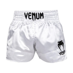 Venum Muay Thai Shorts Venum Classic Muay Thai Shorts - White/Black