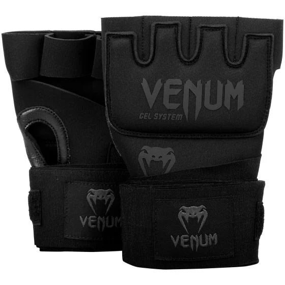 Venum Quick Wraps & Knuckle Guards Venum Gel Kontact Glove Wraps - Black/Black