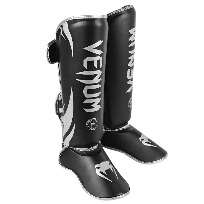 Venum Challenger Standup Shin Guards - Black/Silver