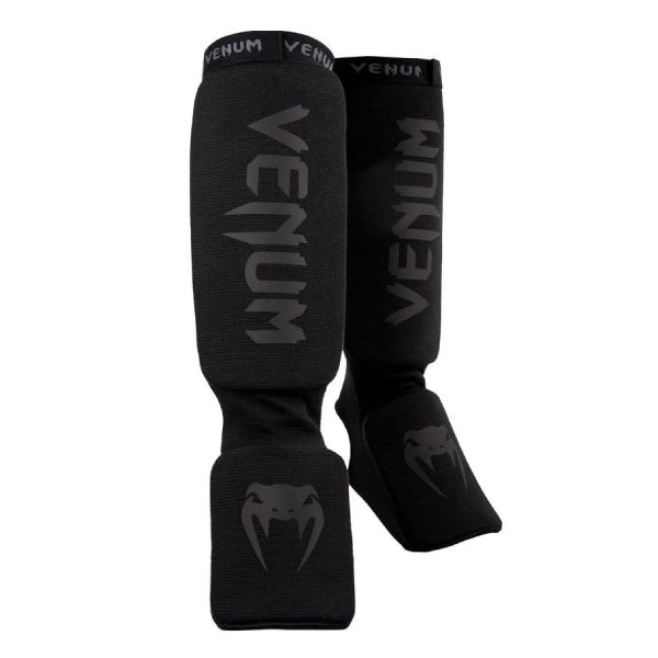 Venum Kontact Shin Guards - Black/Black