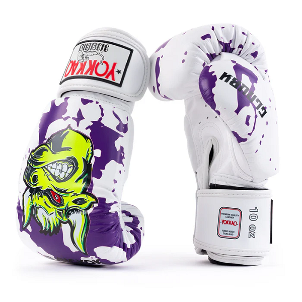 Yokkao Boxing Gloves Yokkao Angry Bull Boxing Gloves White