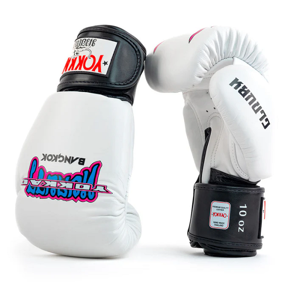 Yokkao Boxing Gloves Yokkao East Club Boxing Gloves White